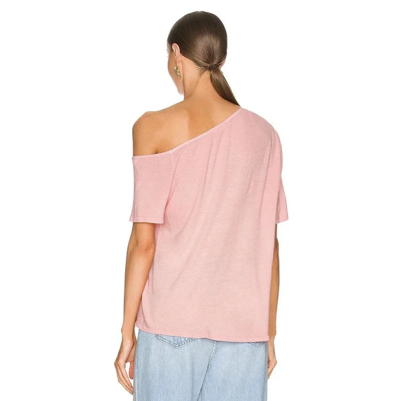 LA Made Sylvie Off the Shoulder Tee Bellini - Picture 3 of 8